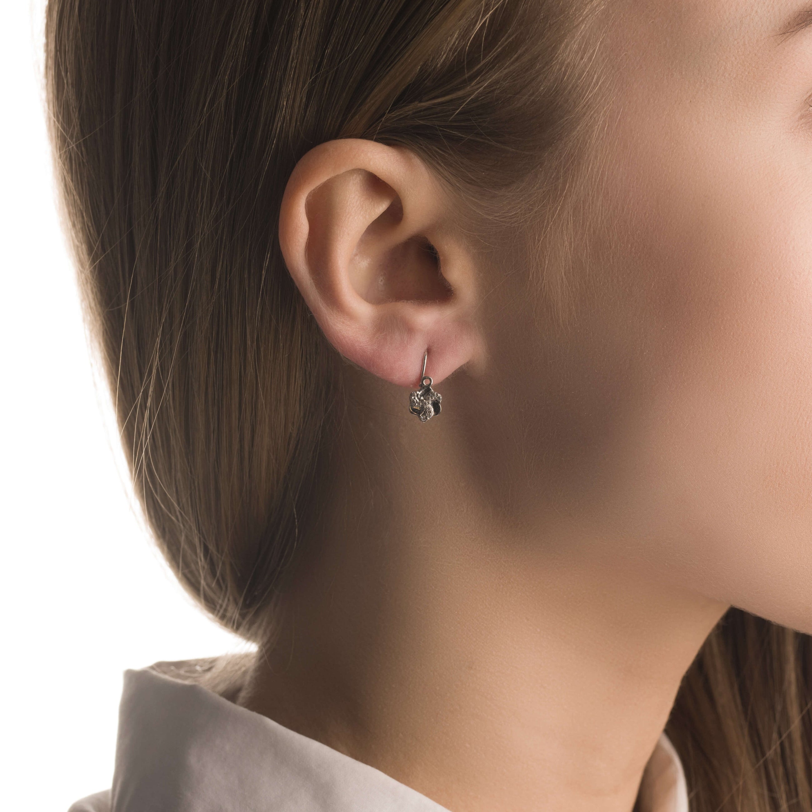 Gold earrings