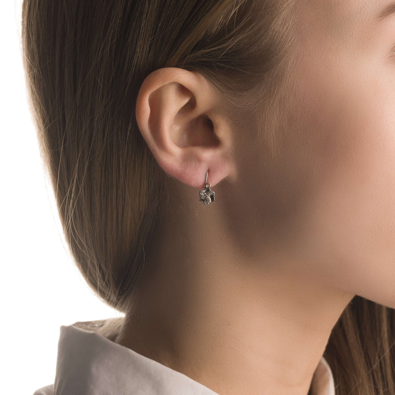 Gold earrings