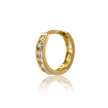 Gold hoop earrings