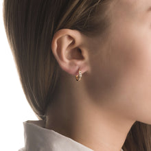 Gold hoop earrings