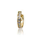 Gold hoop earrings