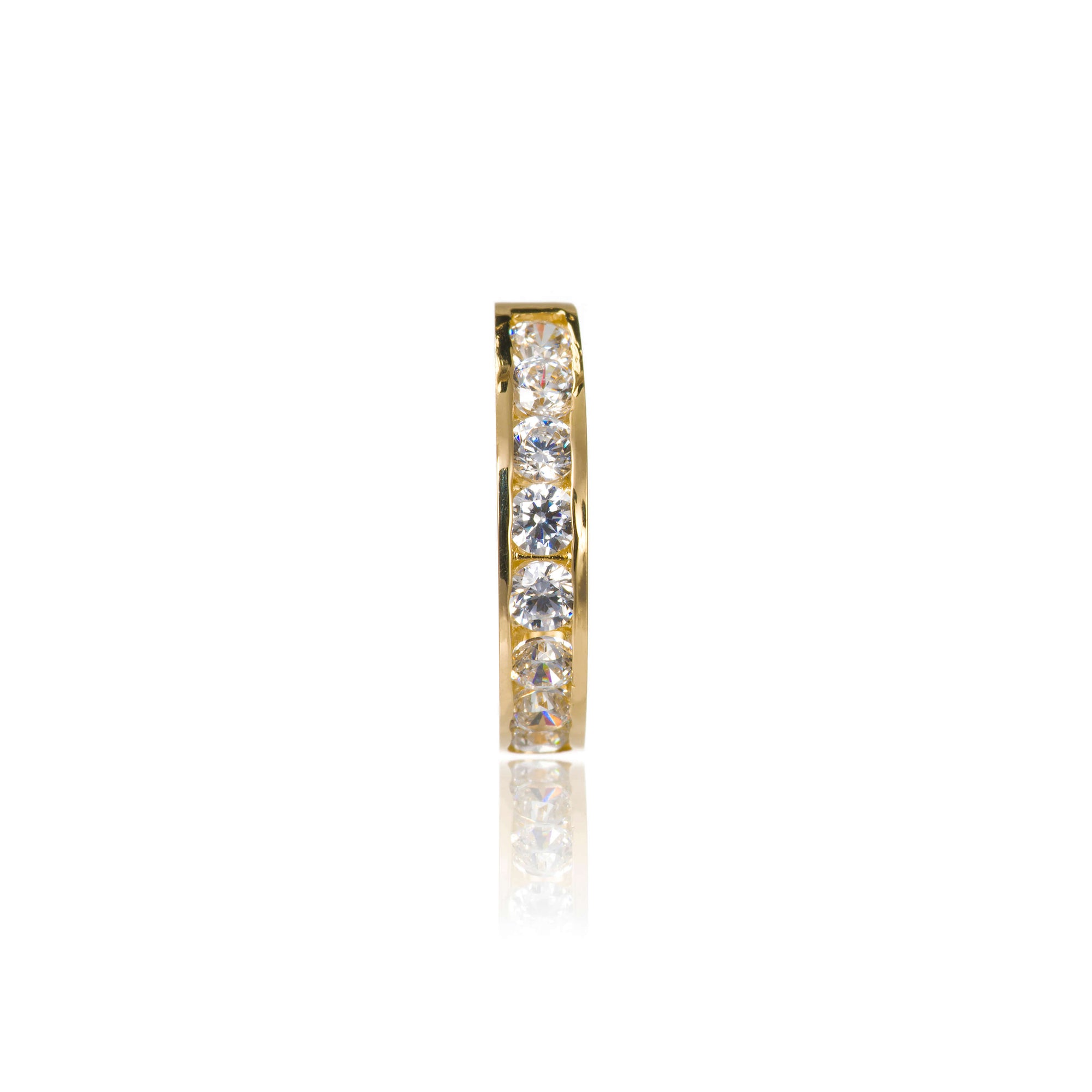 Gold hoop earrings