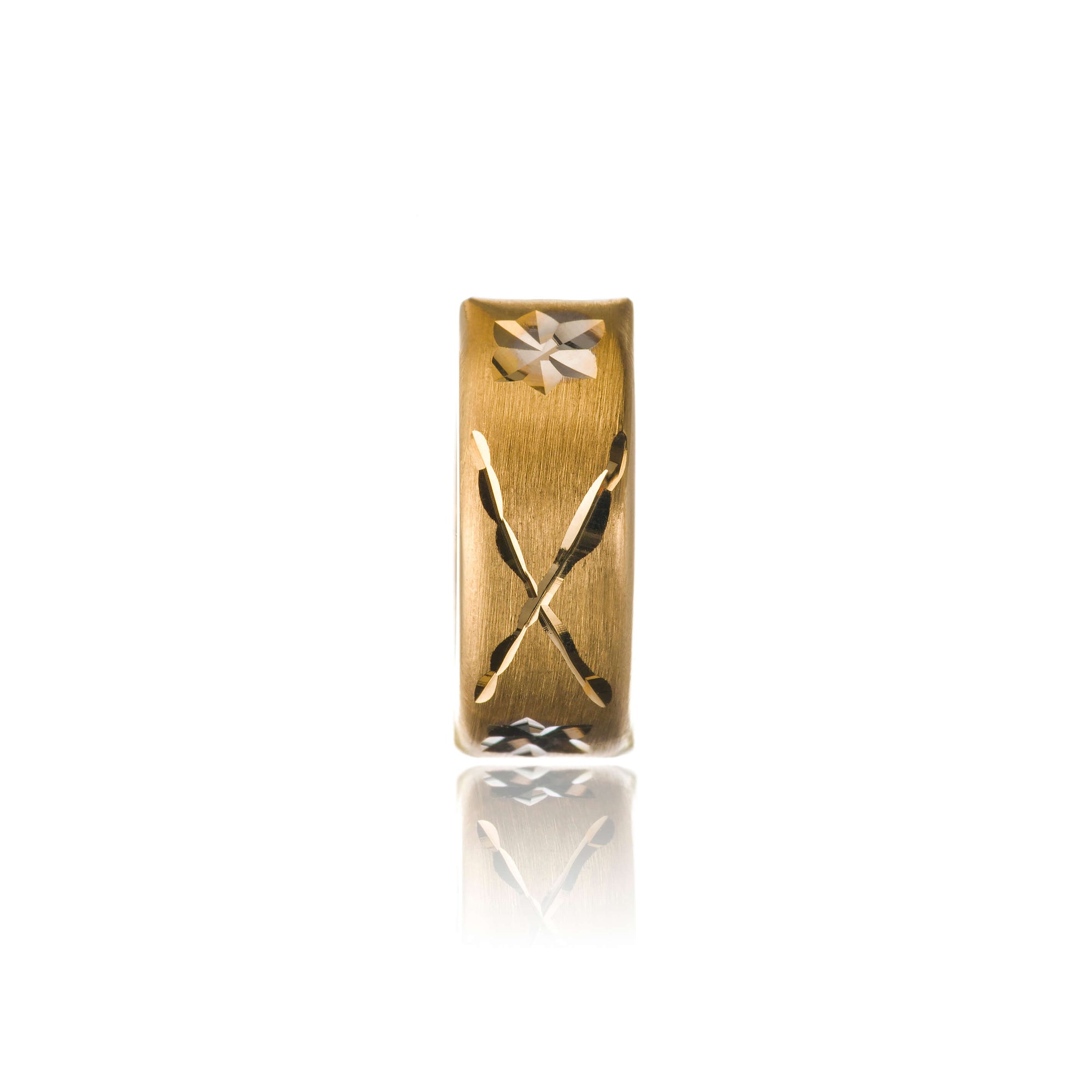 Gold earrings