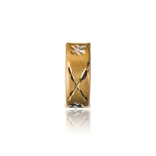 Gold earrings