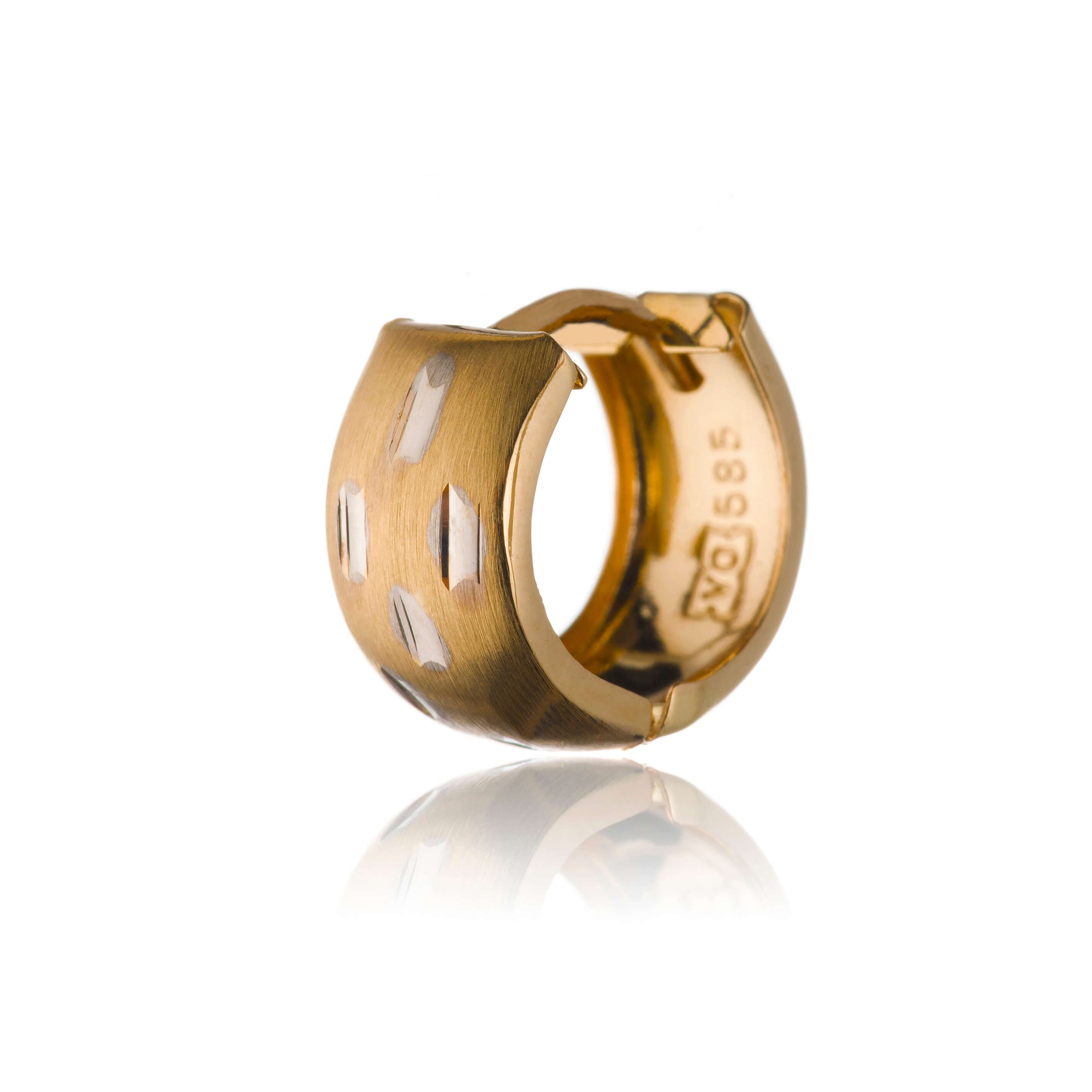 Gold earrings