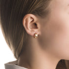 Gold earrings