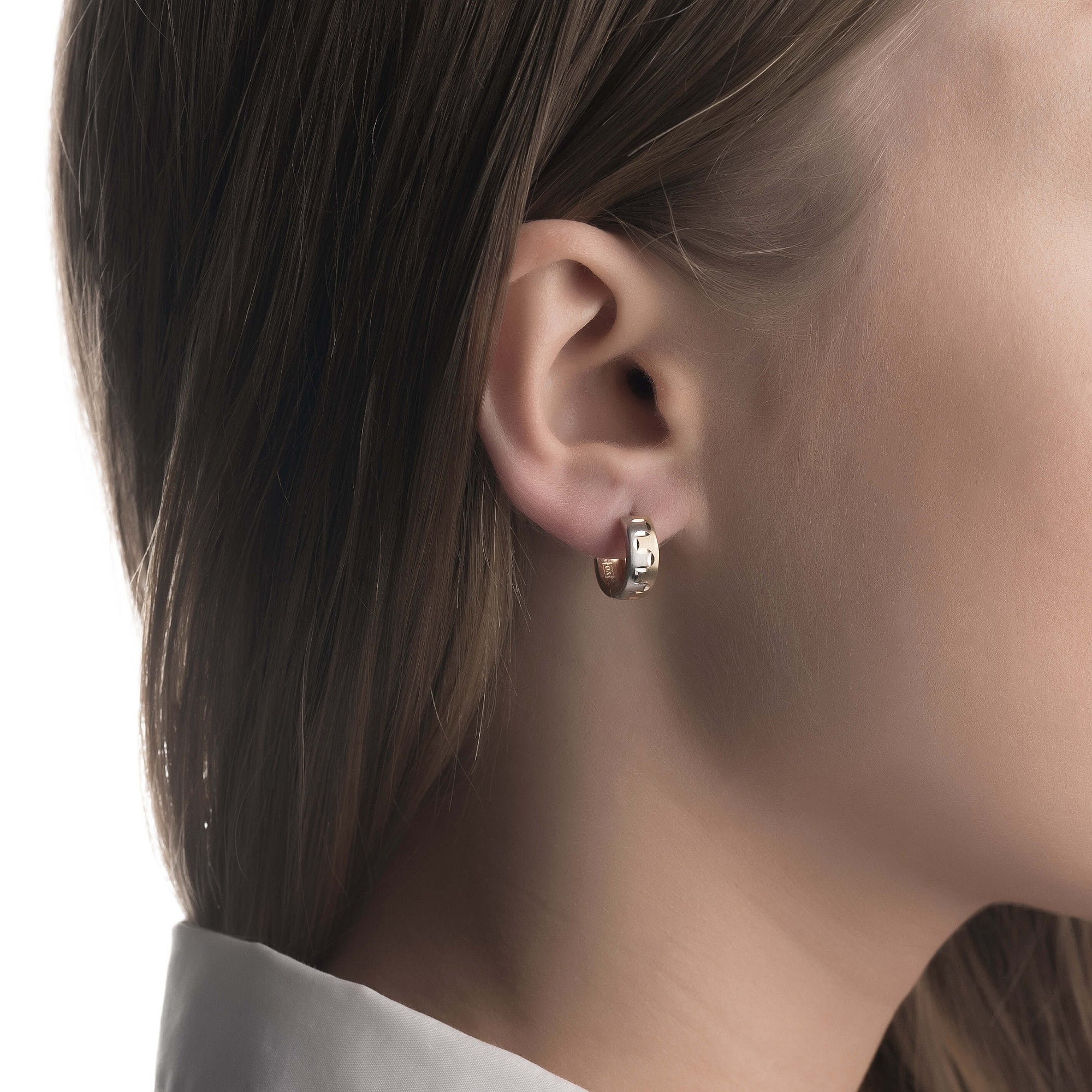 Gold earrings