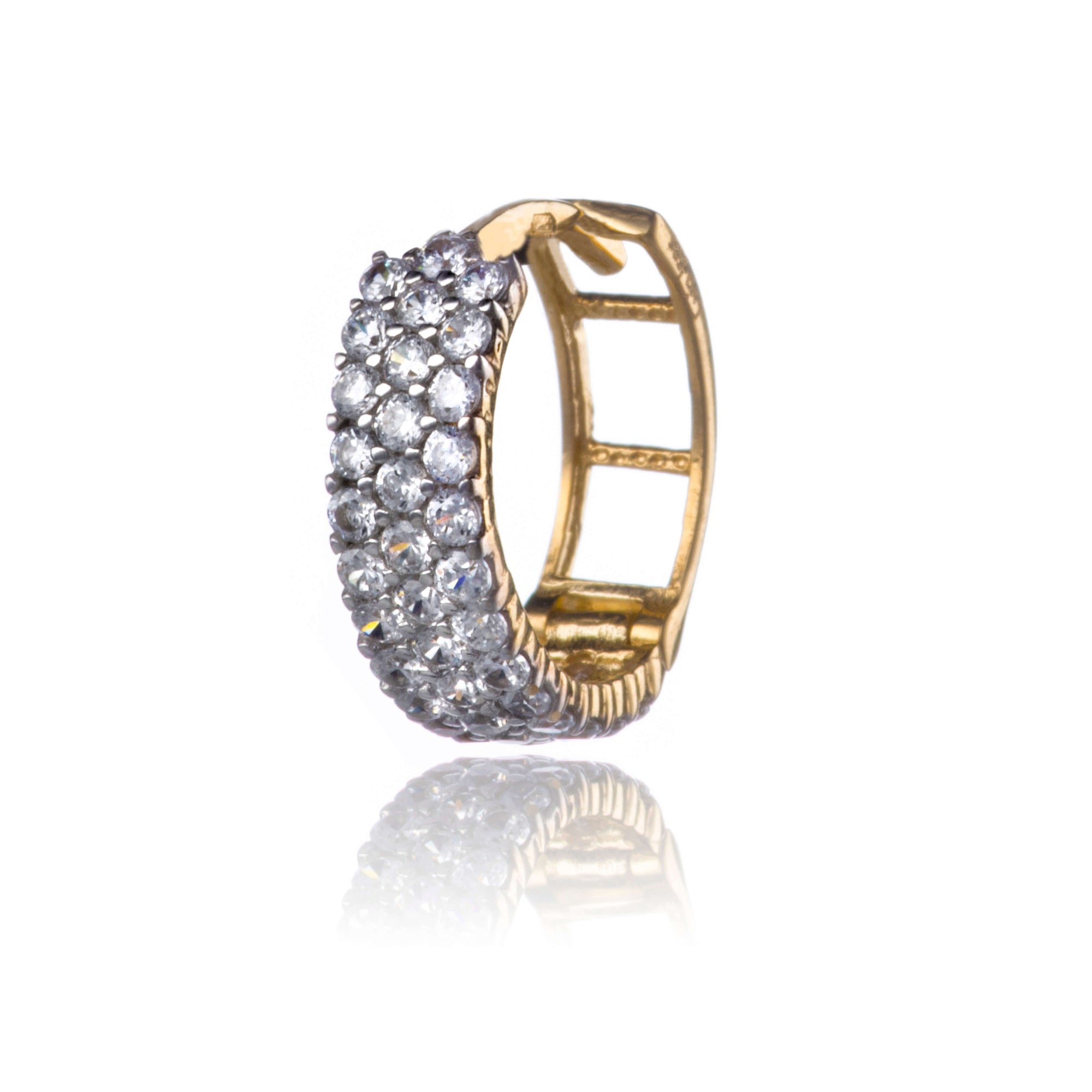 Gold earrings