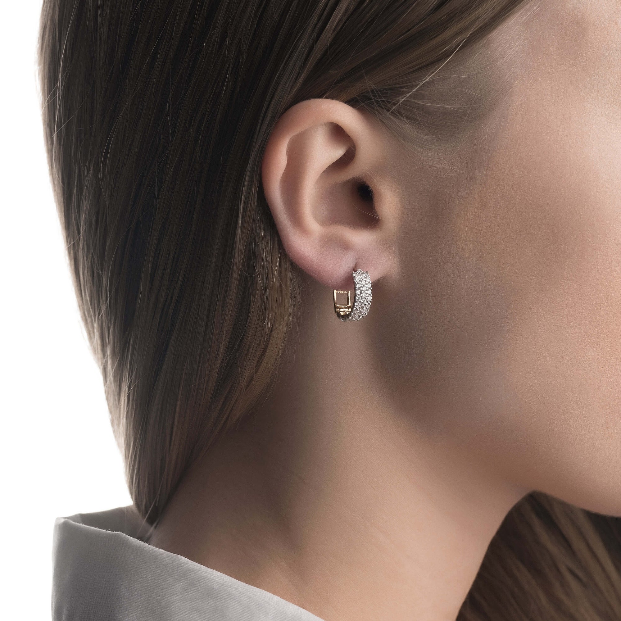 Gold earrings