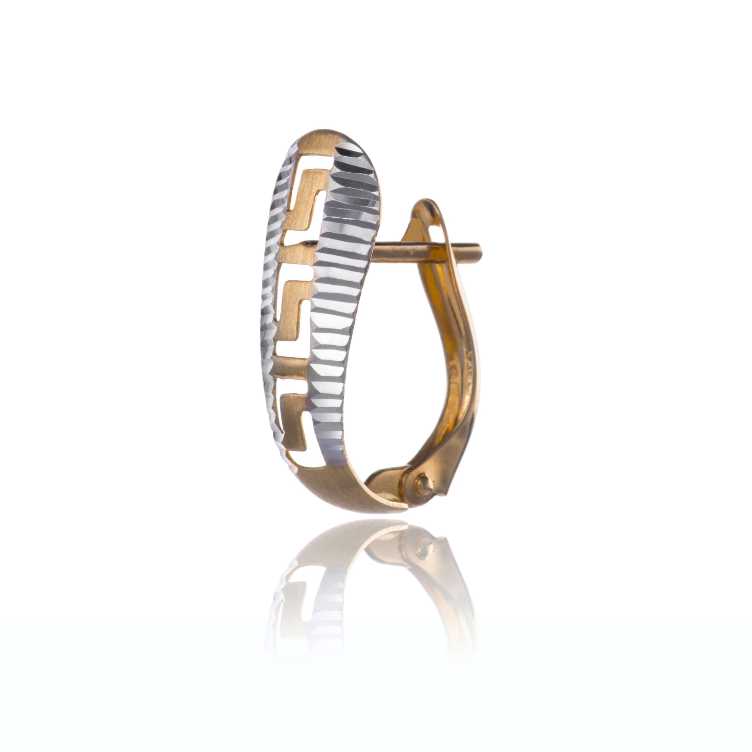 Gold earrings