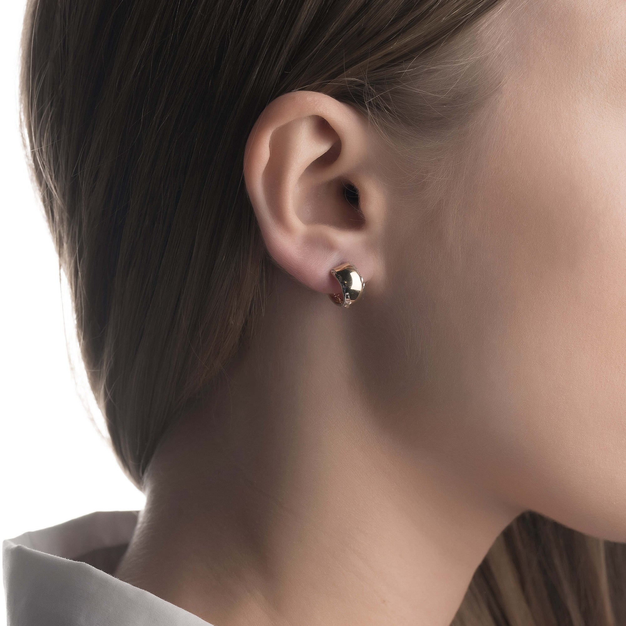 Gold earrings