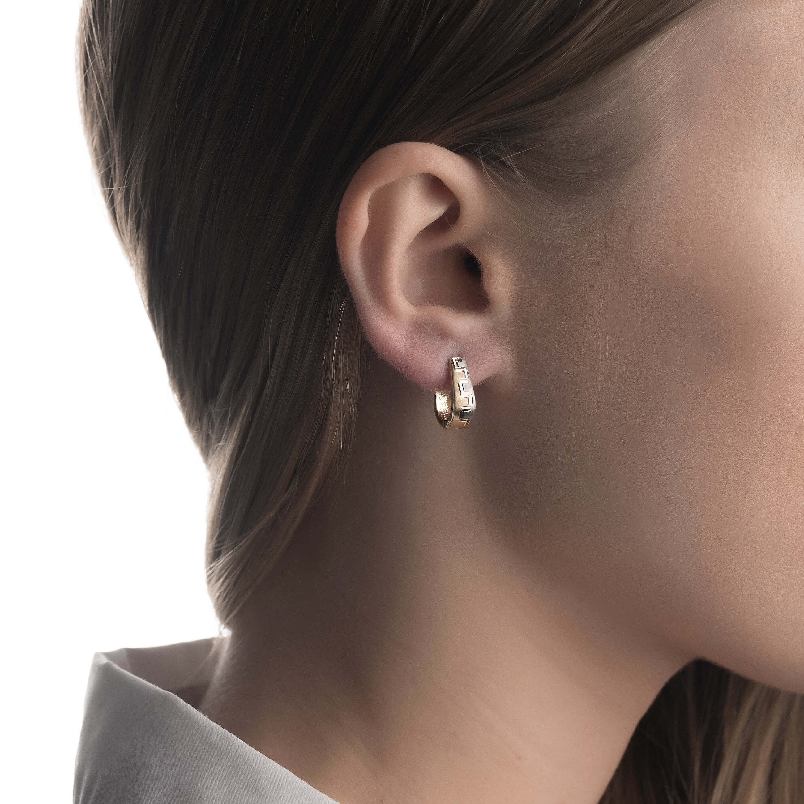 Gold earrings