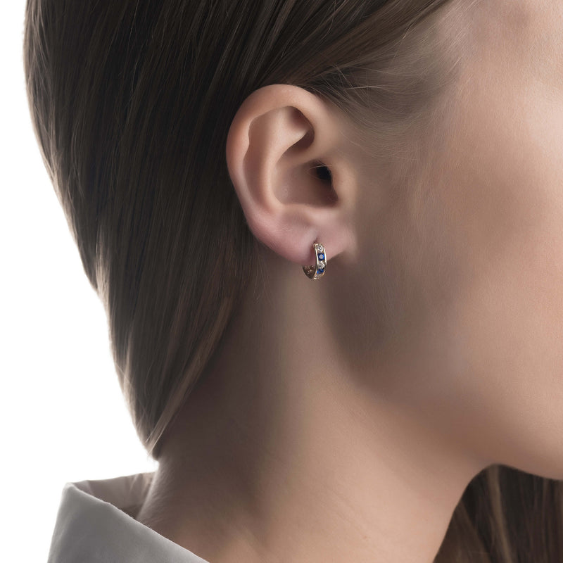 Gold earrings