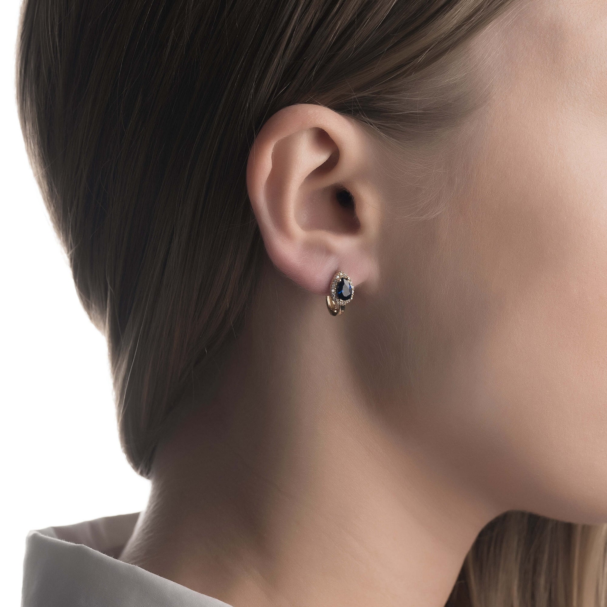 Gold earrings