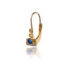 Gold earrings