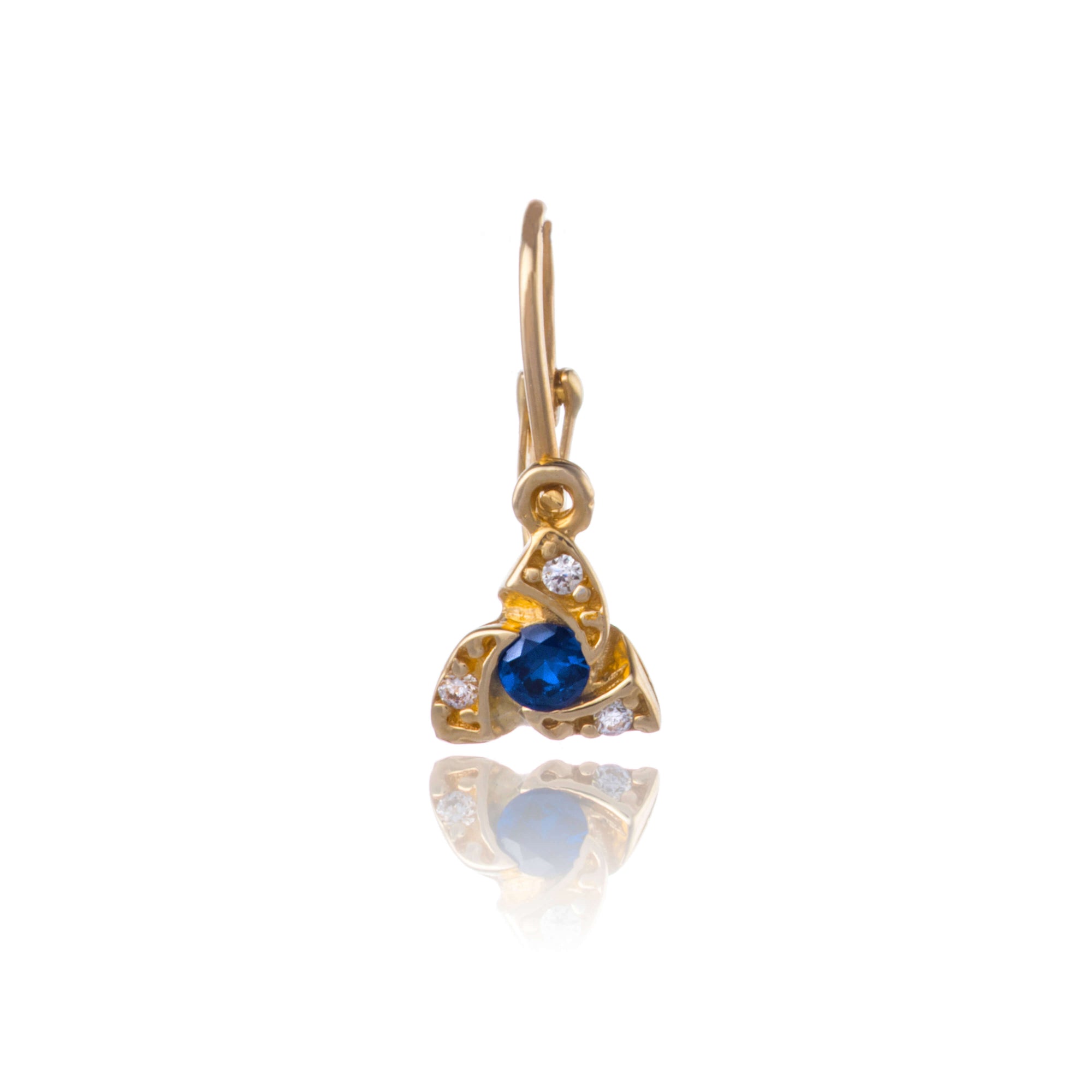 Gold earrings