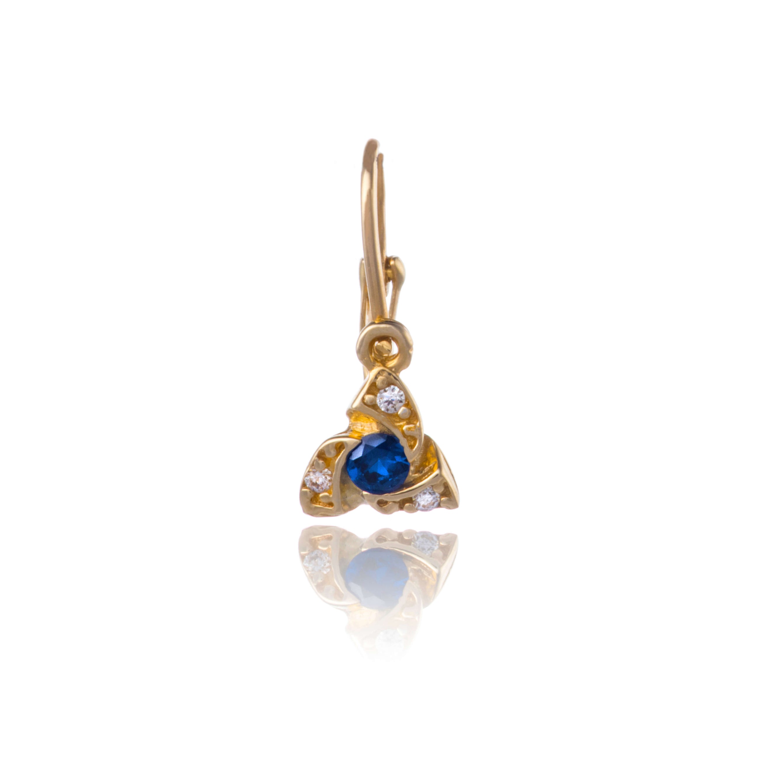 Gold earrings