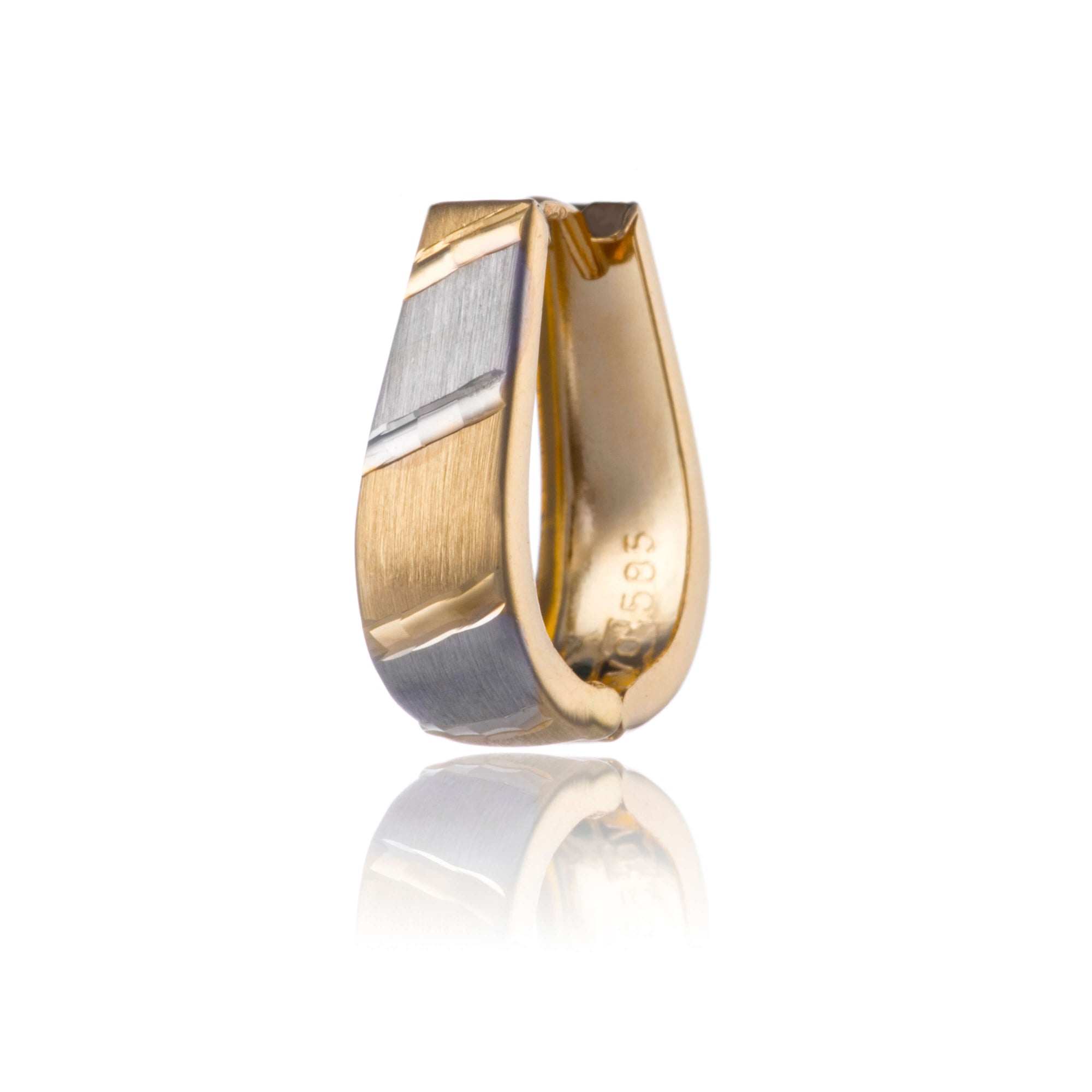 Gold earrings