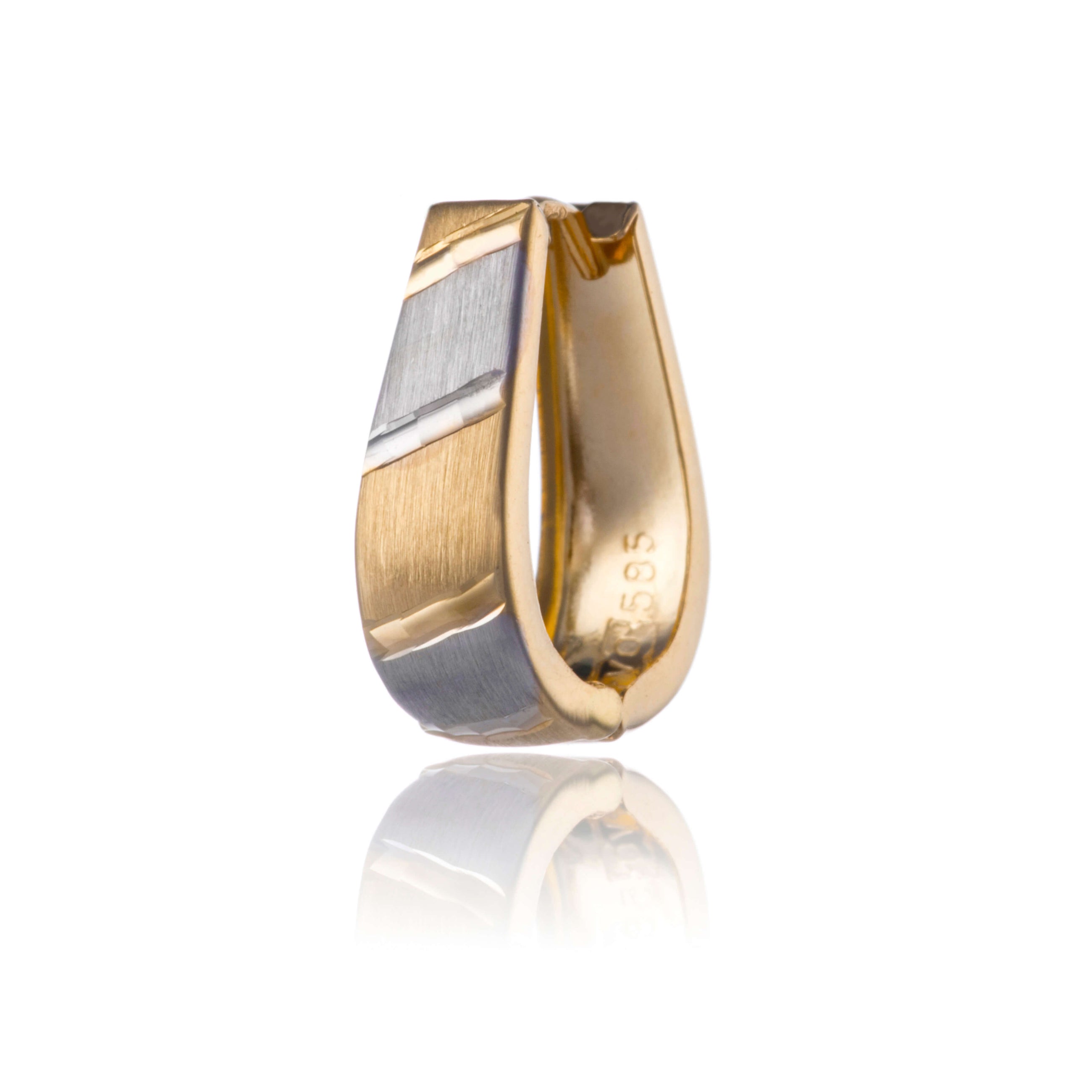 Gold earrings