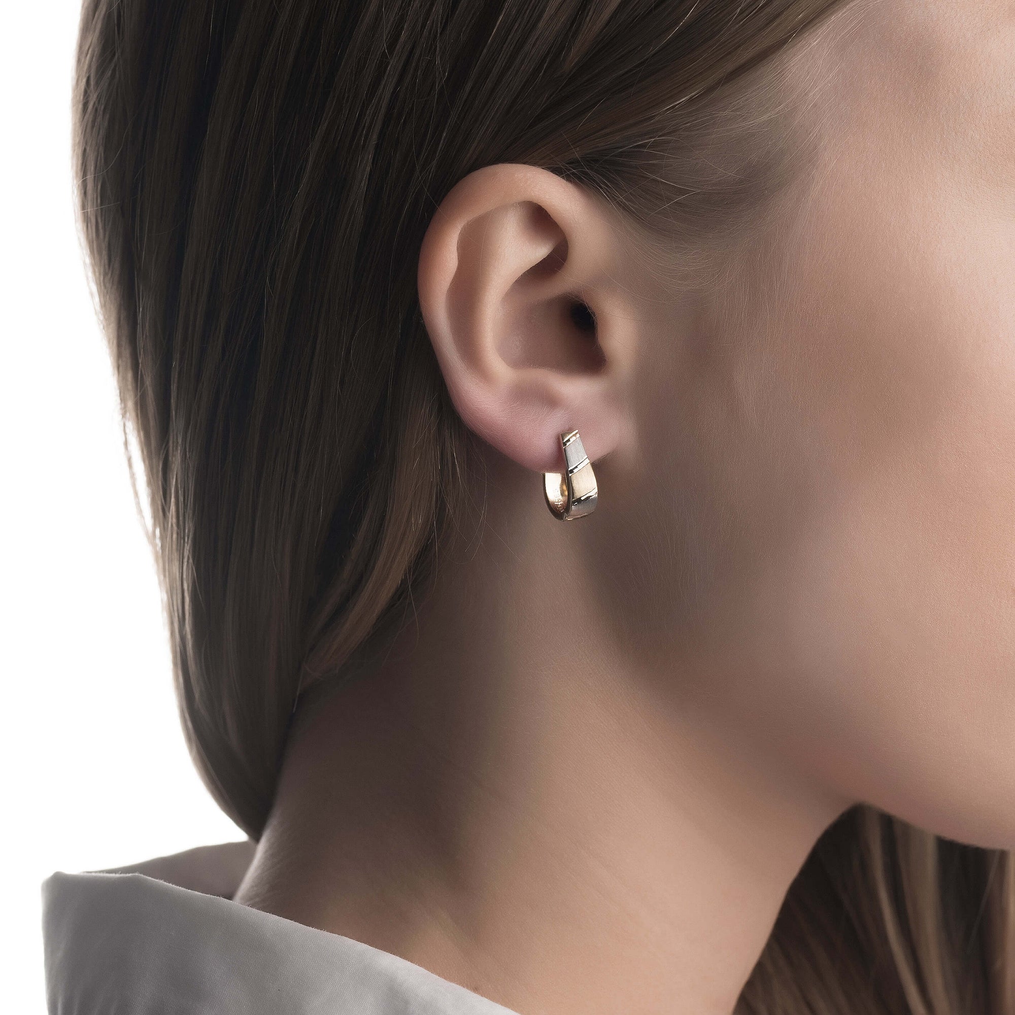 Gold earrings