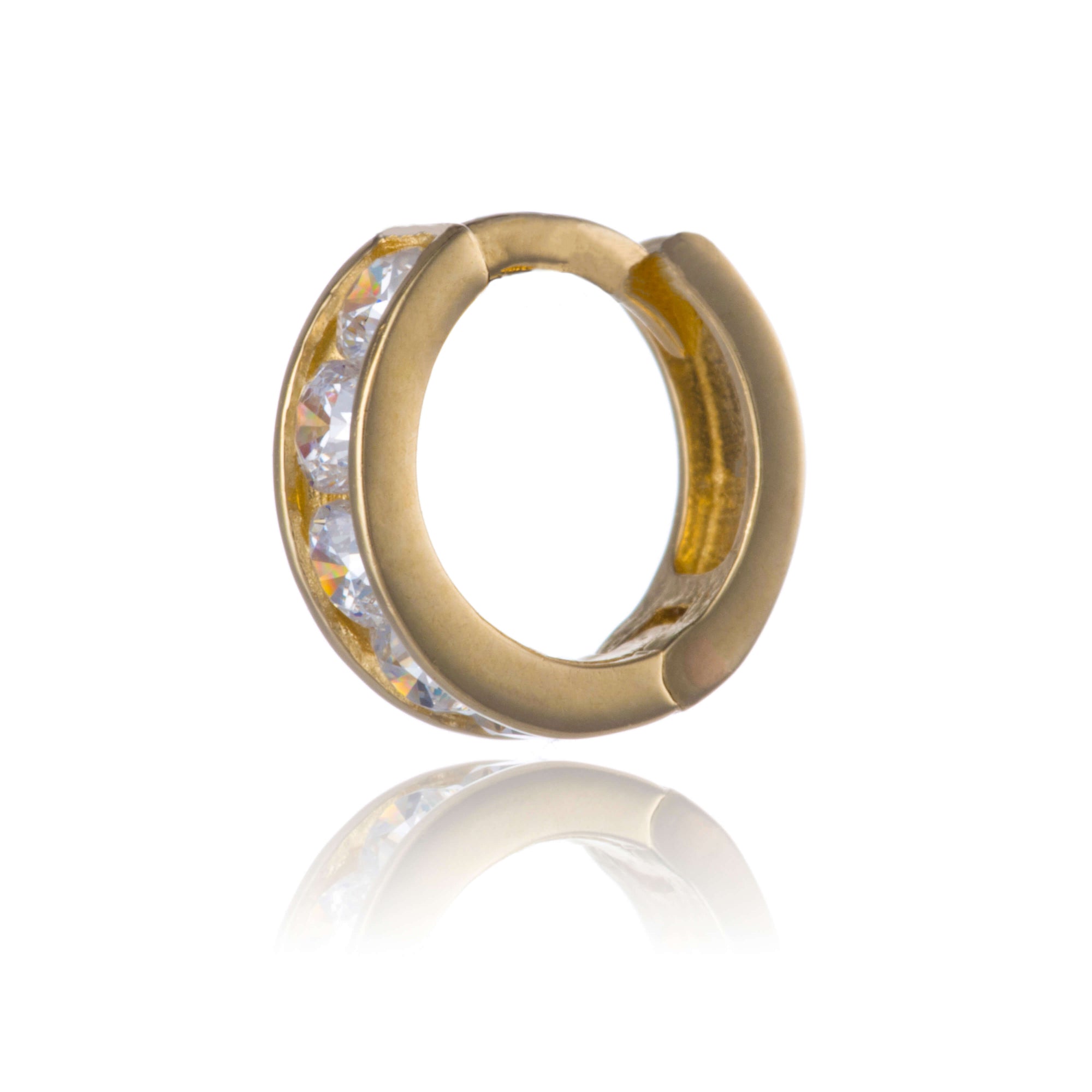 Gold earrings