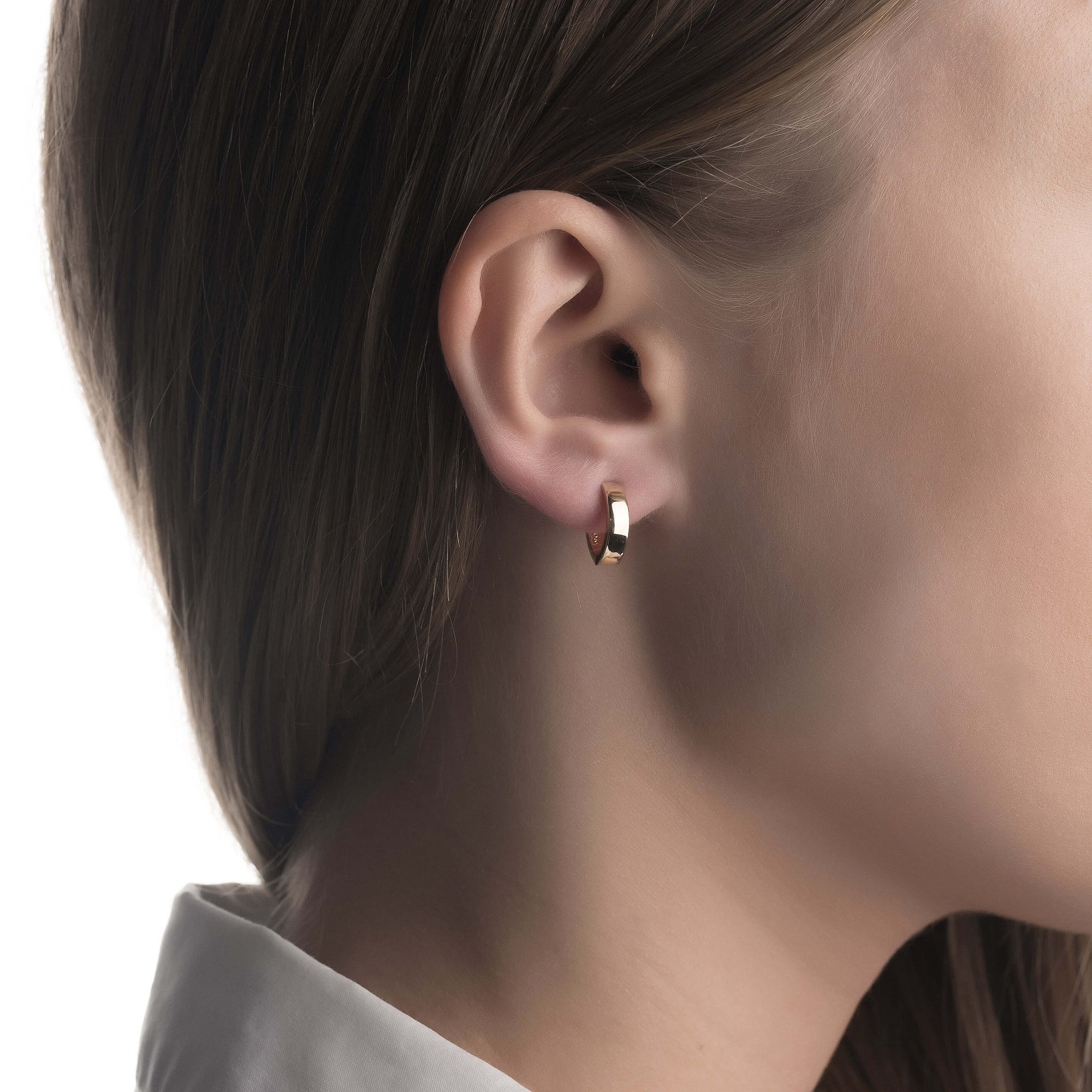Gold earrings