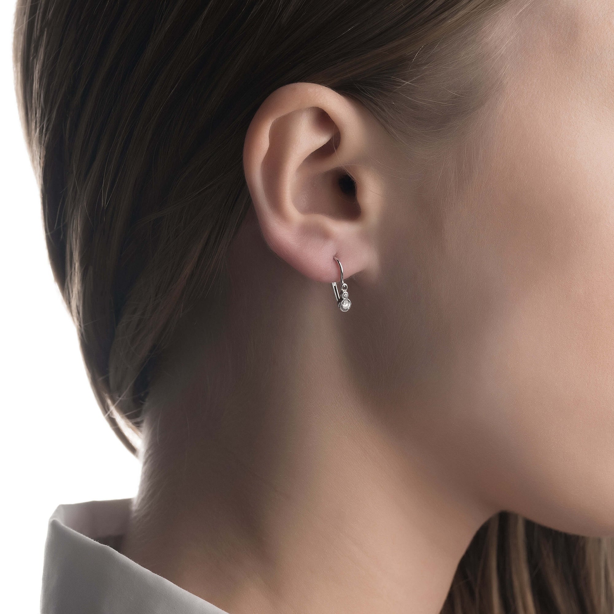 Gold earrings