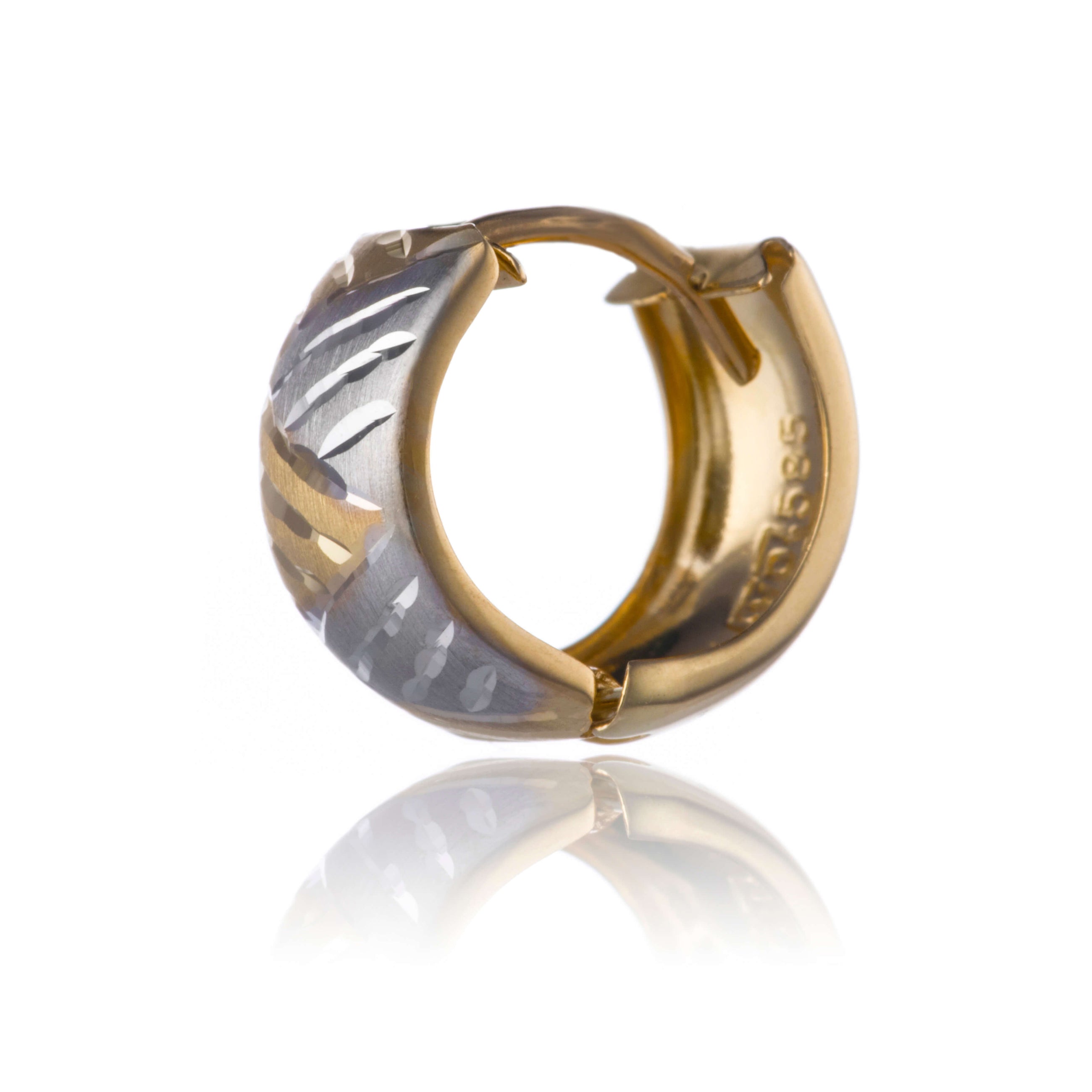 Gold earrings