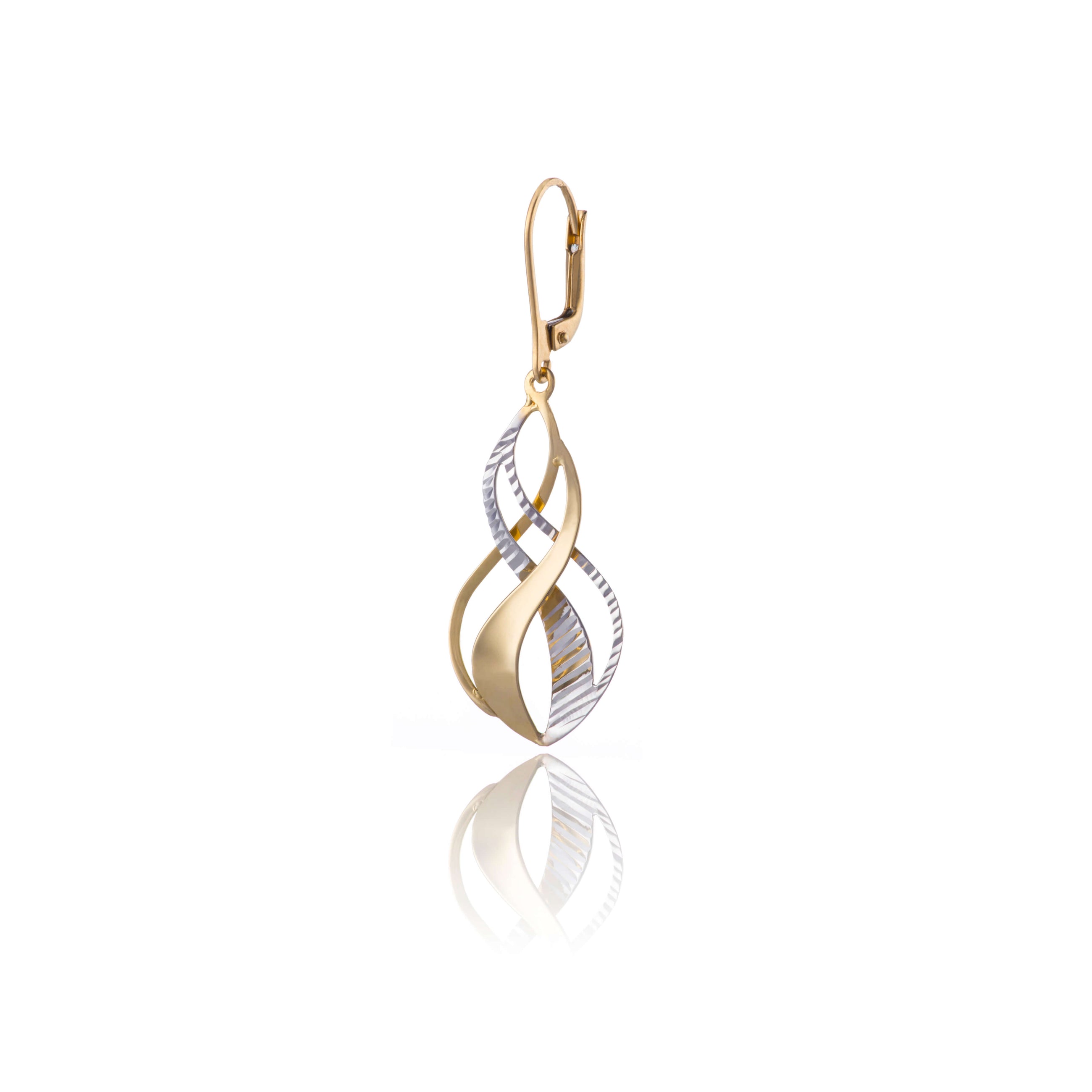 Gold earrings