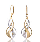 Gold earrings