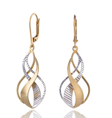 Gold earrings