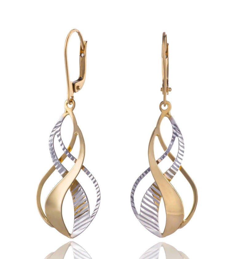 Gold earrings