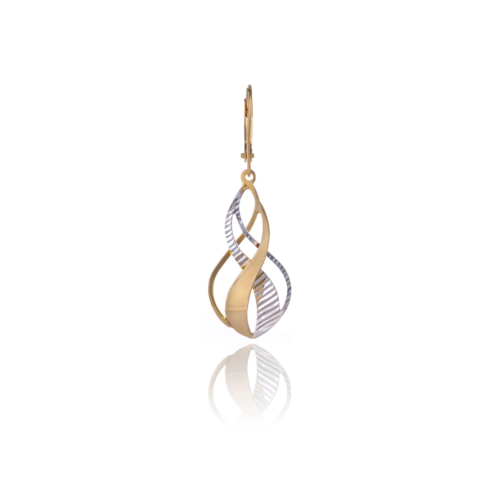Gold earrings