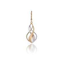 Gold earrings