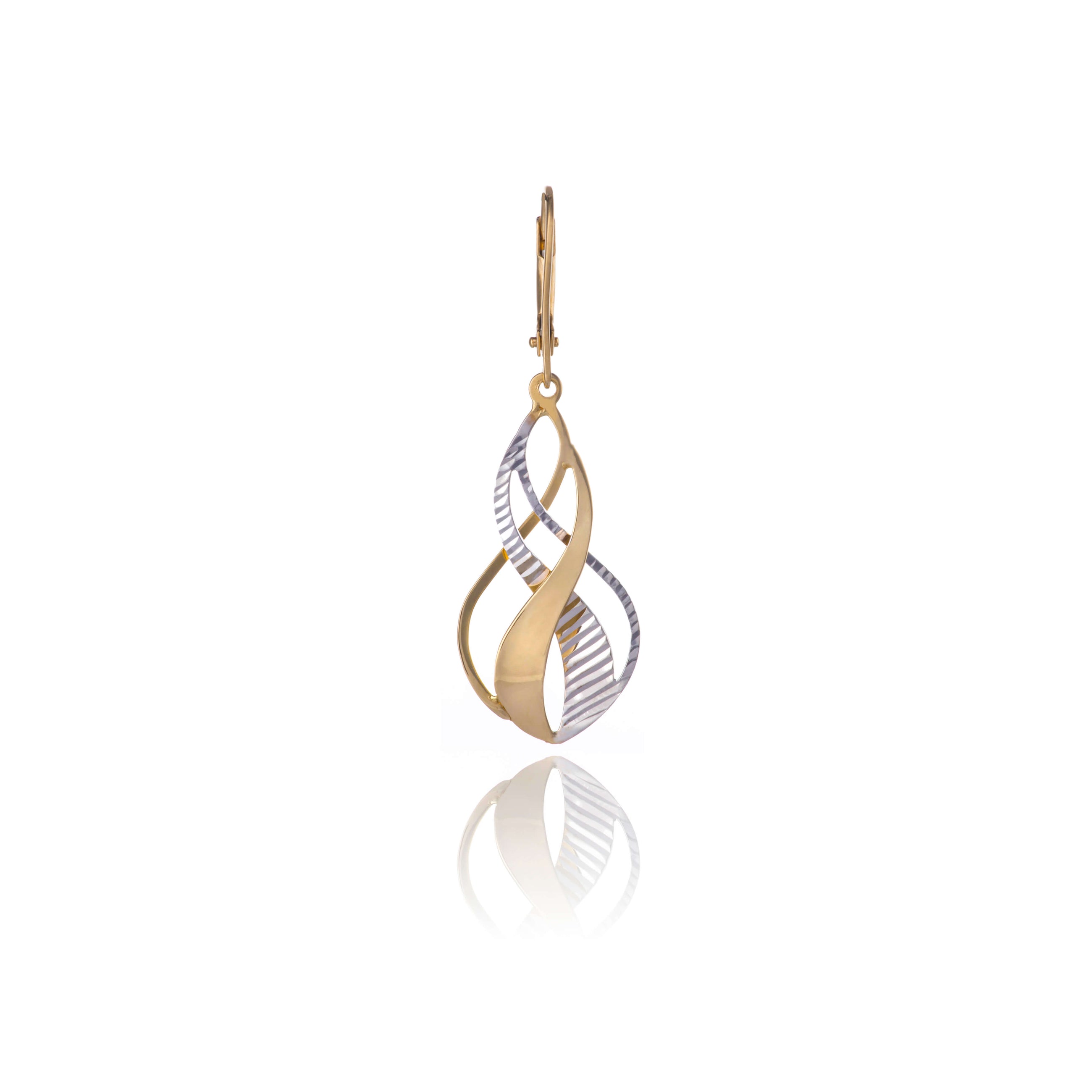 Gold earrings