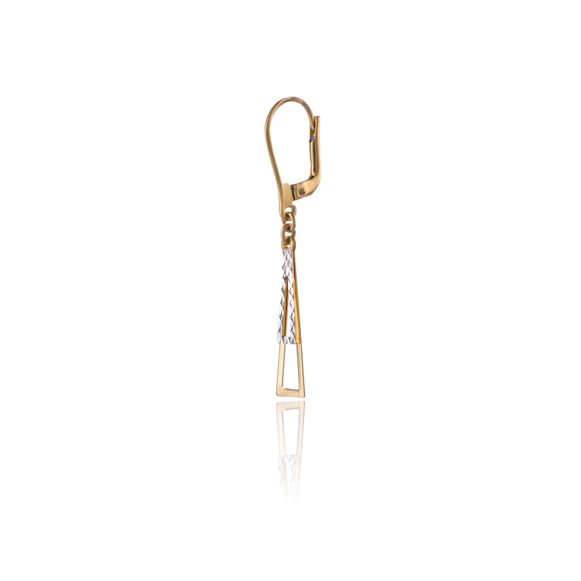 Gold earrings