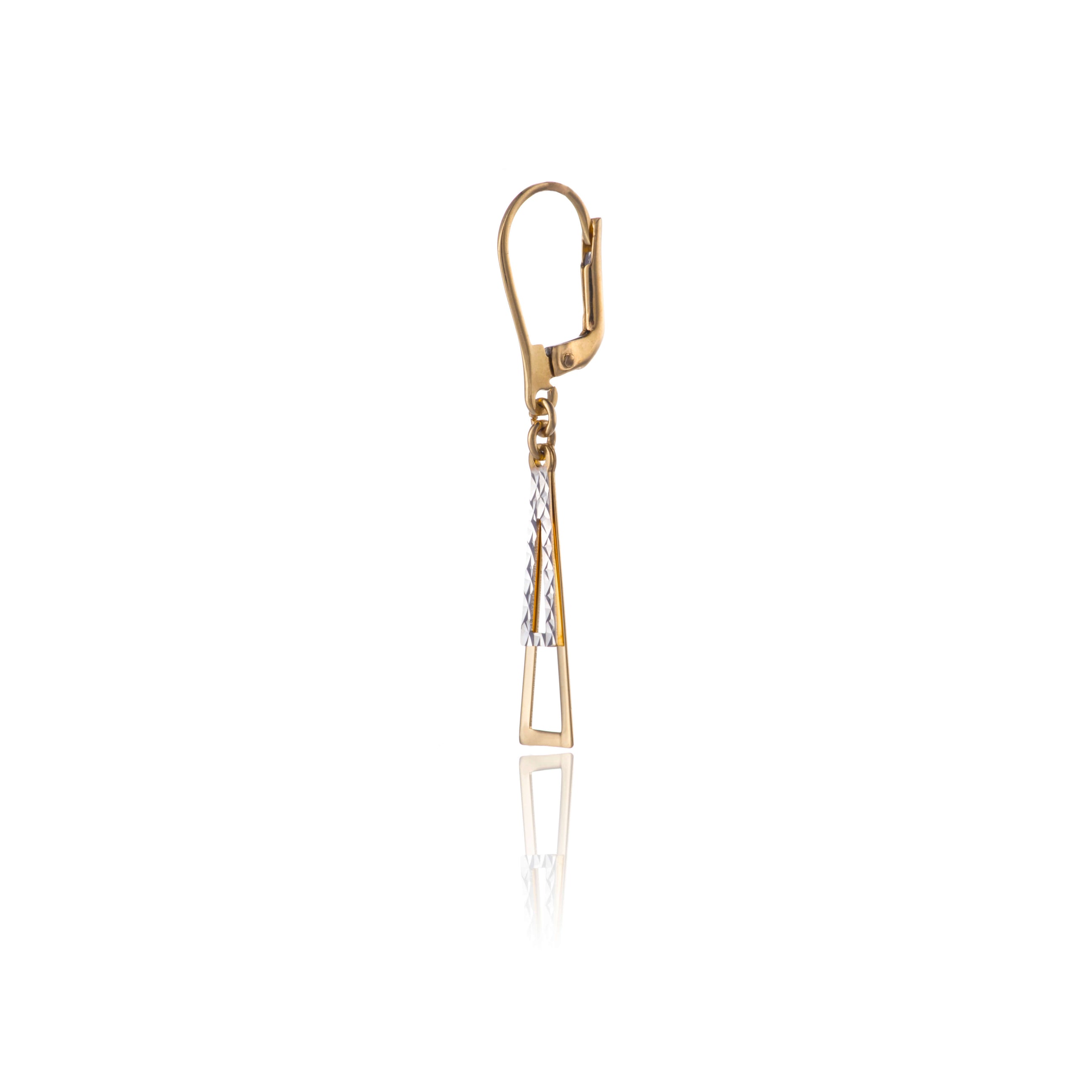 Gold earrings