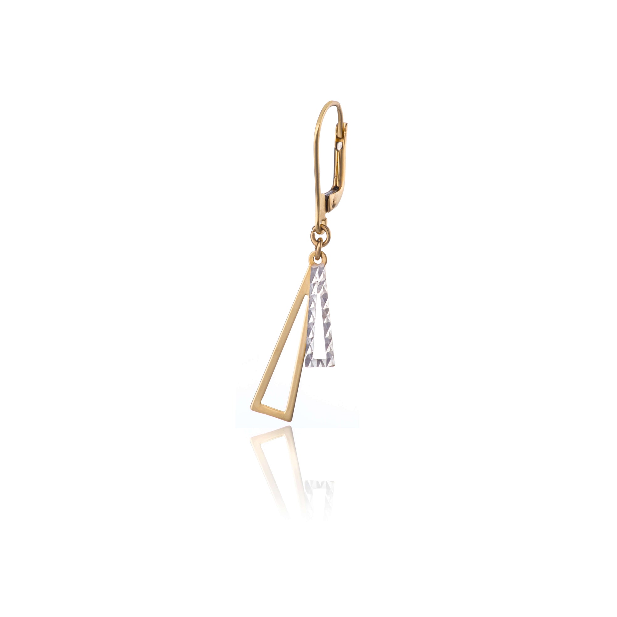Gold earrings