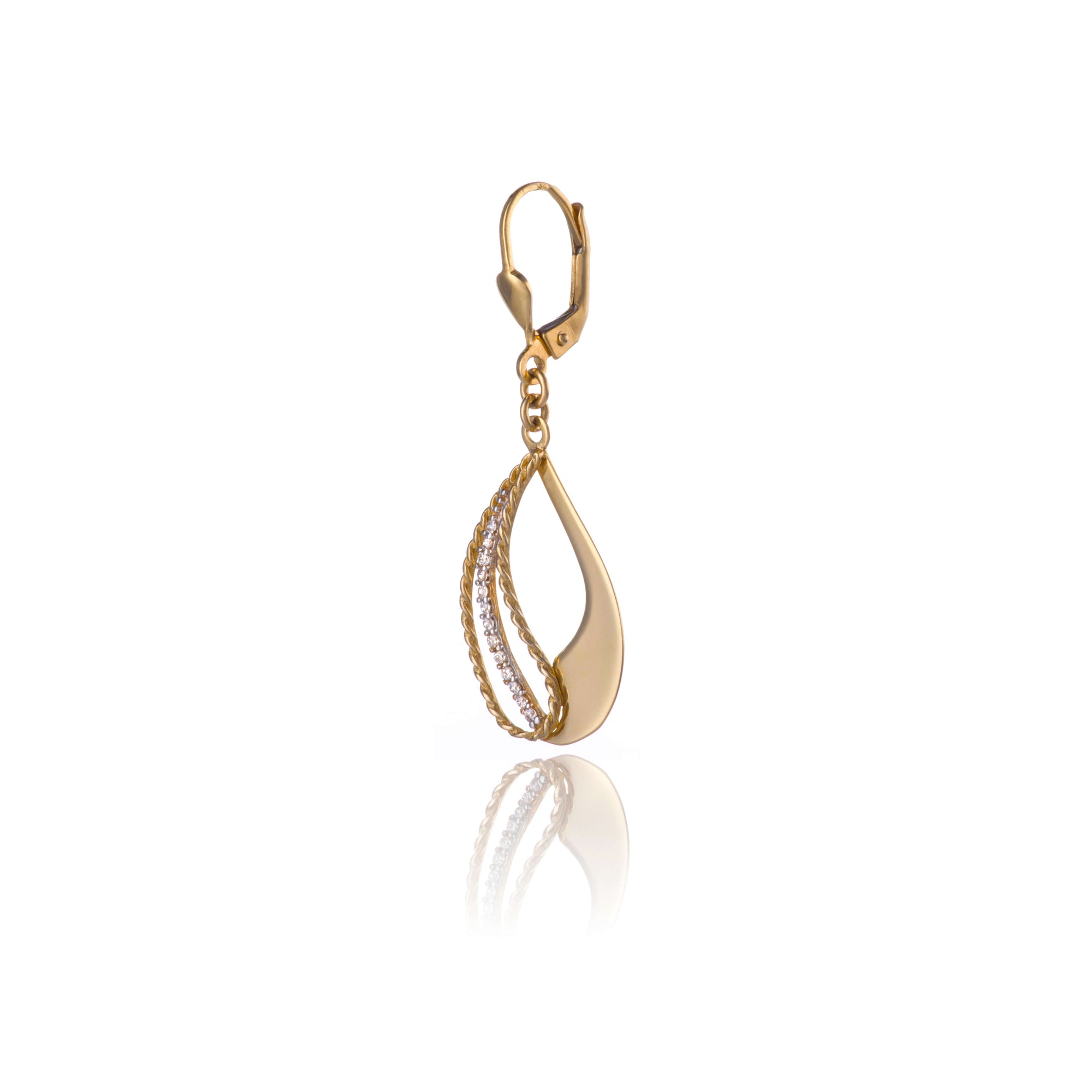 Gold earrings