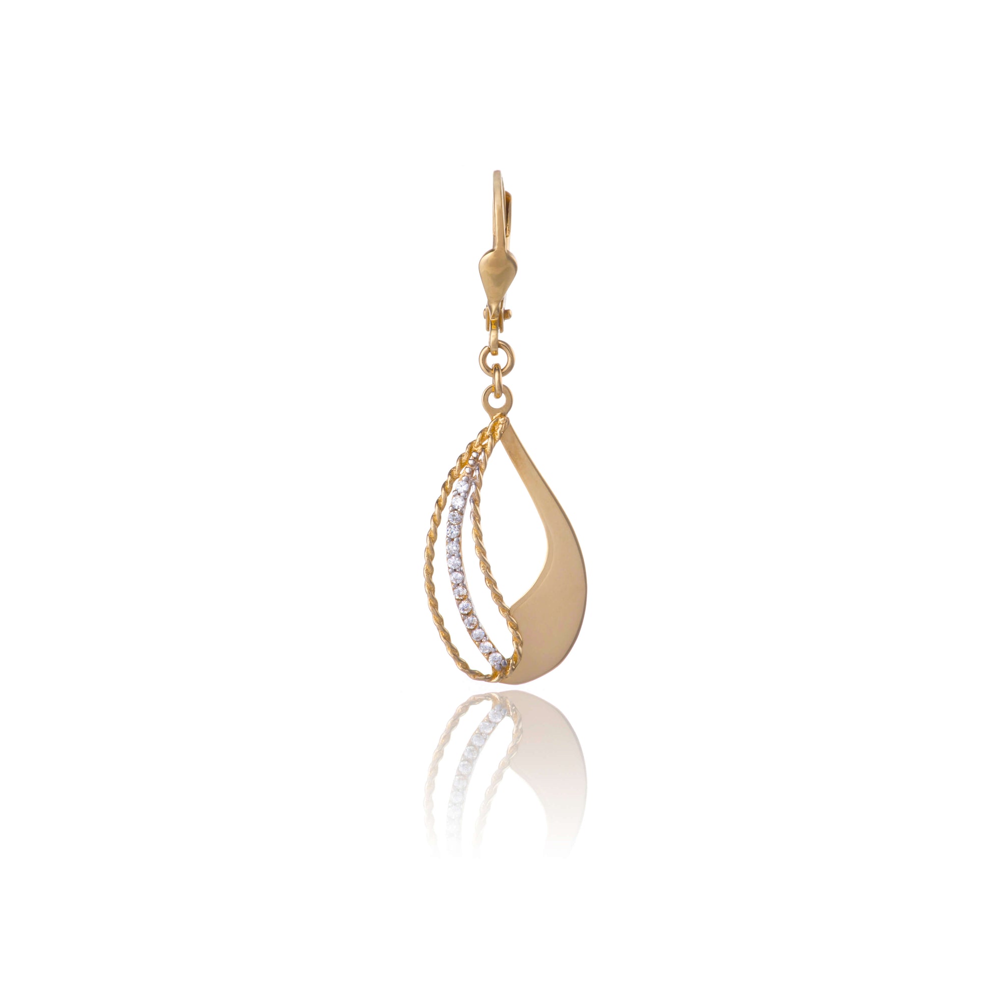 Gold earrings