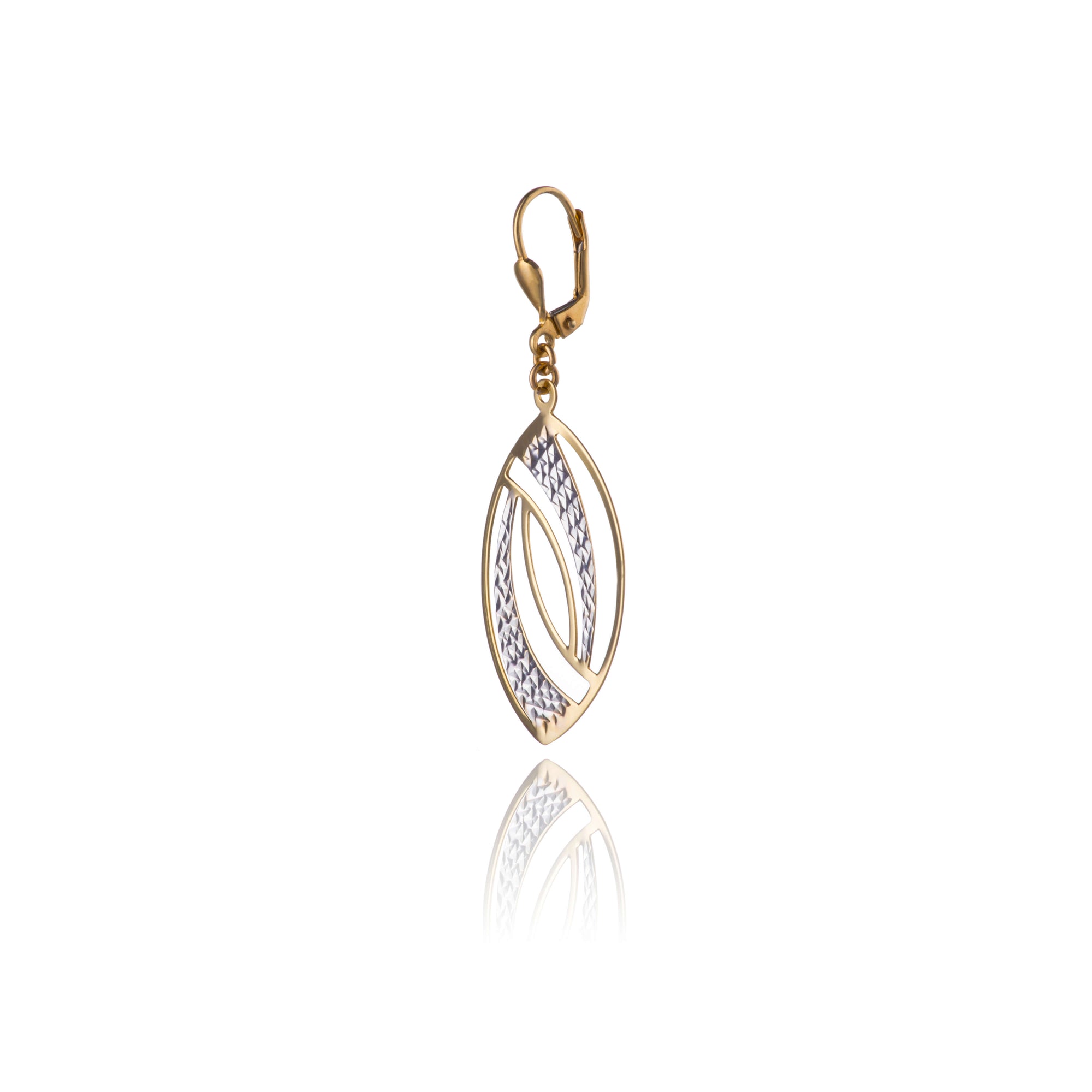 Gold earrings