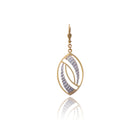 Gold earrings
