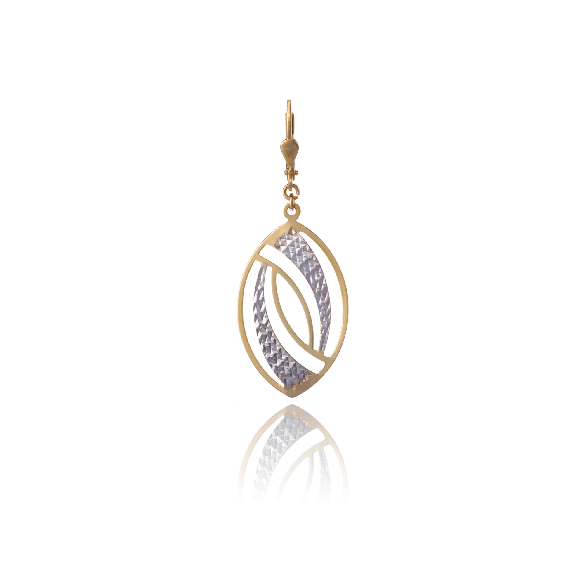 Gold earrings