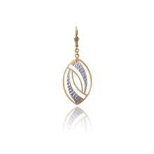 Gold earrings