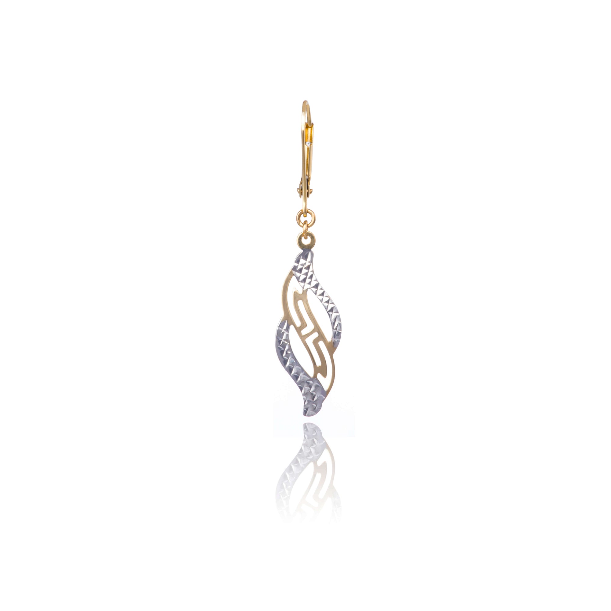 Gold earrings