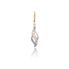 Gold earrings