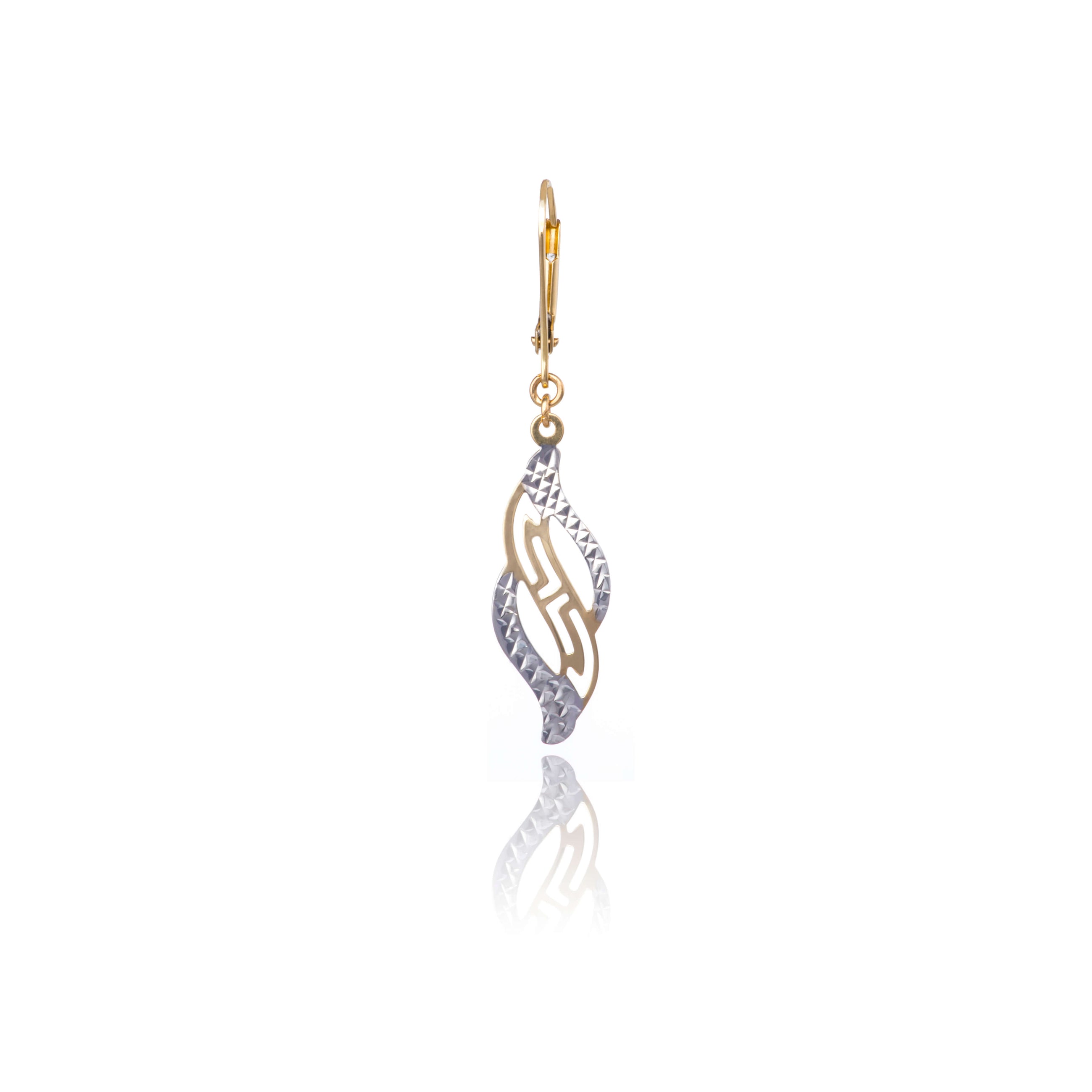 Gold earrings