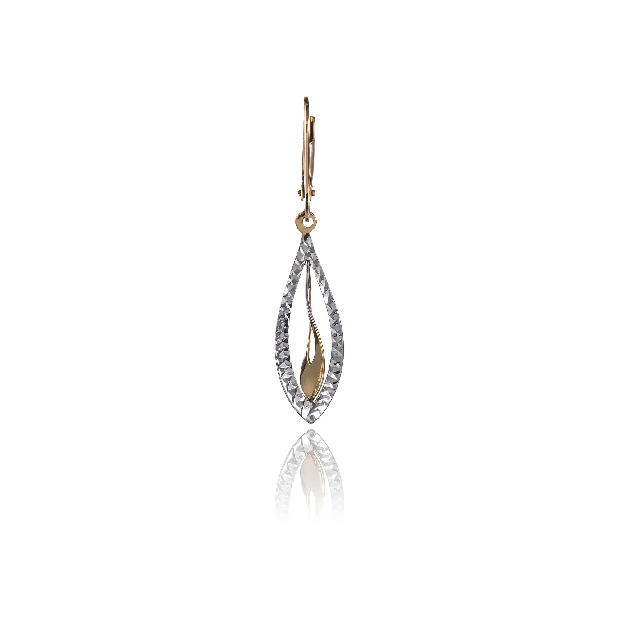 Gold earrings