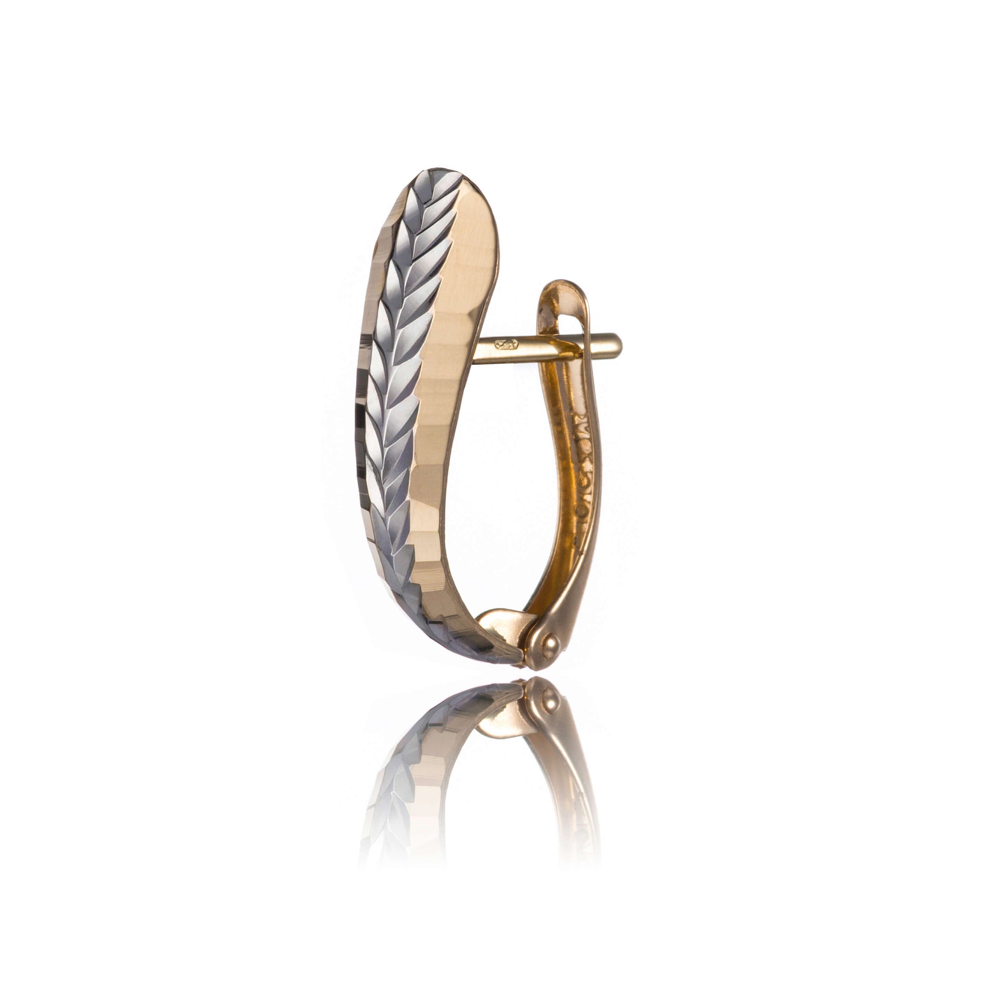 Gold earrings
