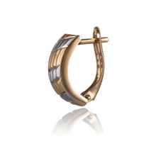 Gold earrings